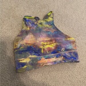 Lululemon Energy High Neck Longline Bra Medium Support Size 6